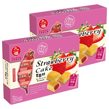 九福 草莓酥禮盒  250g  2盒