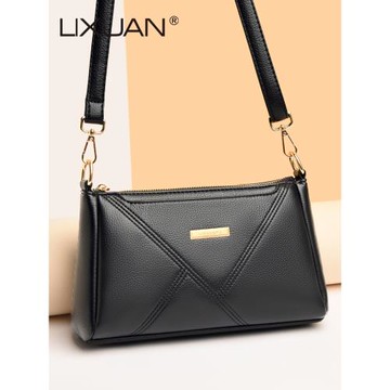 小包包女2026新款女士真皮背包時尚百搭單肩斜挎包大氣中年媽媽包