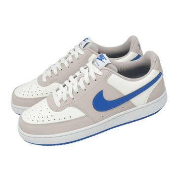 [ACS] Nike 休閒鞋 Court Vision Lo P NBK 男鞋 米 藍 皮革 運動鞋 IM0459-103