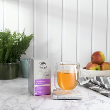 英國 Whittard of Chelsea 蘋果接骨木風味茶 Elderflower & Apple -水果茶&草本茶系列-40g/2gx20入/盒