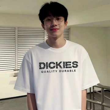 ［FJ select］Dickies 美式 變形蟲logo 短T 短踢 寬鬆 落肩 圓領 短袖上衣 男生短袖 女上衣情侶