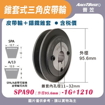 錐套式皮帶輪組 SPA90 1G