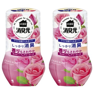 小林製藥 消臭元 室內空氣芳香劑  400ml  2瓶  童話玫瑰花香