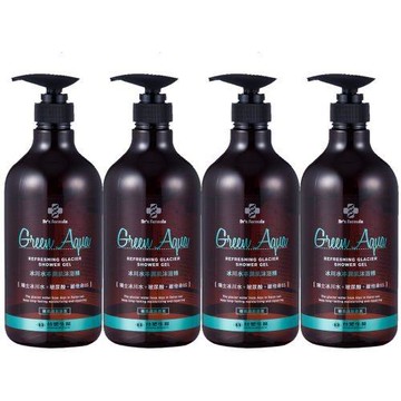 《台塑生醫》Dr’s Formula冰川水丰潤肌沐浴精 (碧泉清新香氛) 800g*4入