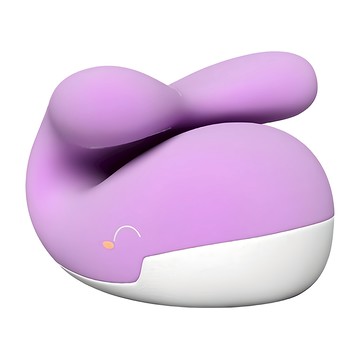 bebehome 小鯨魚造型午睡枕 - 牛奶絲面料  20 x 18 x 15cm  紫色