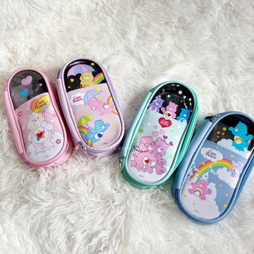 CARE BEARS 彩虹熊 筆袋 收納包 化妝包 刷具袋 透視小包 代購