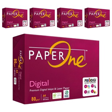 PAPER One Digital碳中和高解析影印紙 297 x 210mm 500張  A4  5包