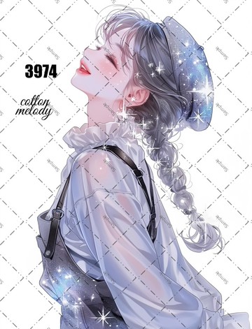 原廠貼紙 no.3974 人物貼紙 原創貼紙 原創人物貼紙 裝飾貼紙 棉旋律