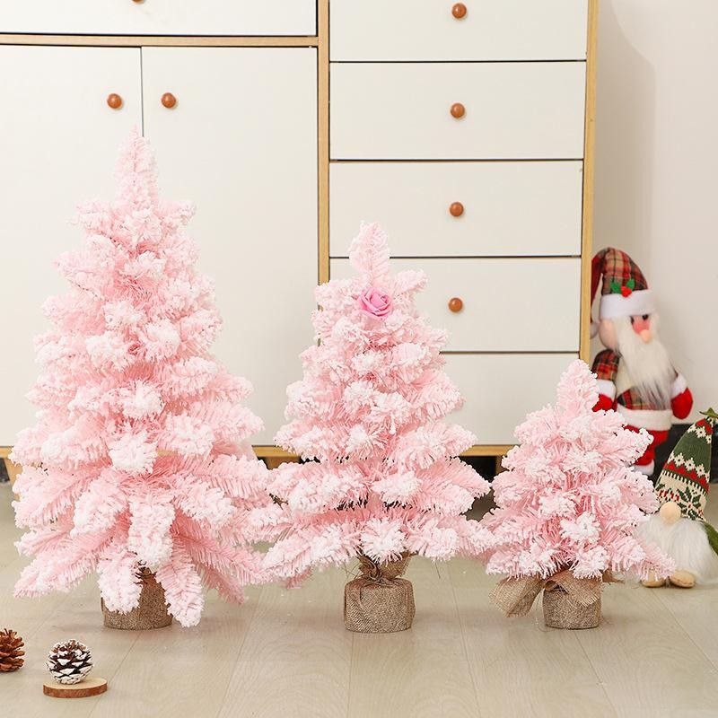 クリスマスツリー飾り桜ピンククリスマスツリー家庭用60cm-