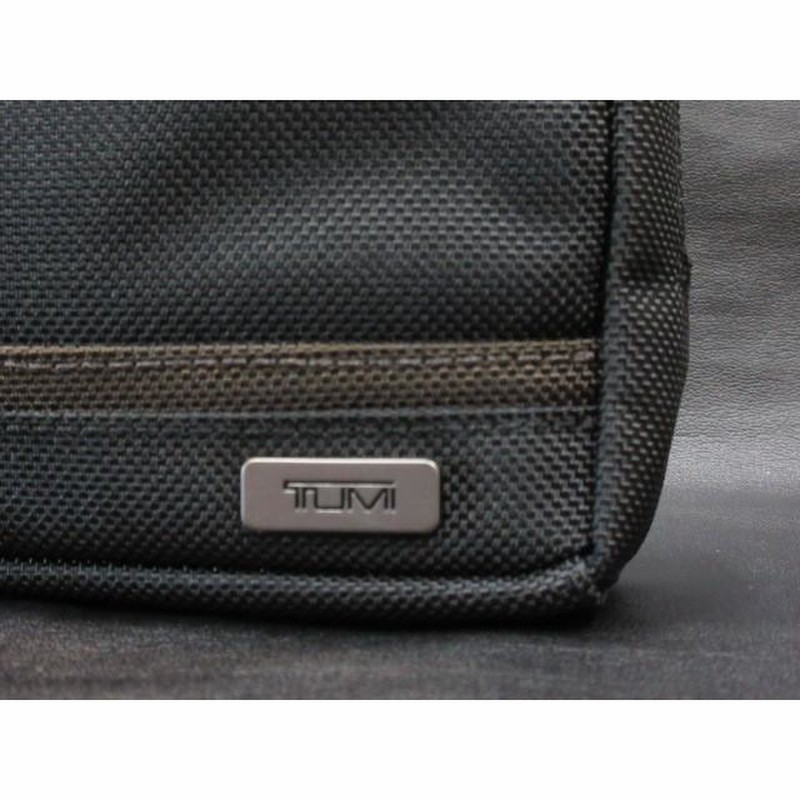 本物正規□TUMI トゥミ□セカンドバッグ/ポーチ Small Kit 黒茶