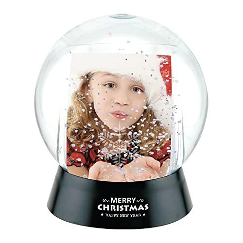 Inc Photo Snow Globe with Black Base