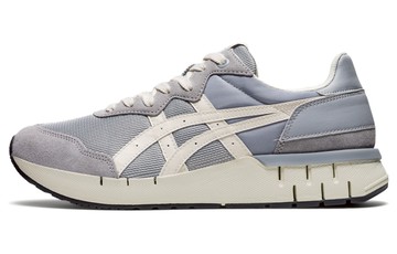 ONITSUKA TIGER REBILAC RUNNER LIGHTWEIGHT BREATHABLE WEAR-RESISTANT LOW TOP SHOES/SNEAKERS GRAY WHITE