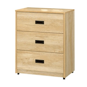 文創集 萊希卡2尺三抽斗櫃-61x40x79cm免組