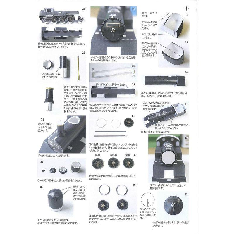 ペーパークラフトＣ１２１６７蒸気機関車 60スケール