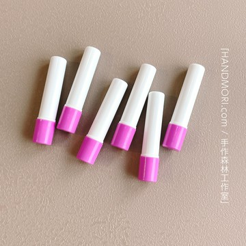 手作森林 日本製 Sewline【布用口紅膠替芯】6入組 藍色 蝴蝶牌 貼布縫 上拉鍊 取代珠針