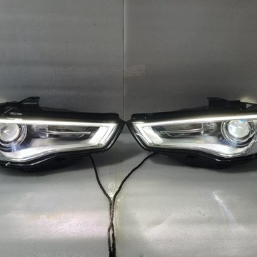 (質量保固）13-16款款奧迪A3LED半總成原裝前大燈