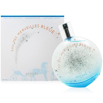 Hermes愛馬仕 橘采星光藍色限定版淡香水 EDT 100ml