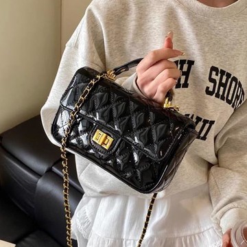 小香風菱格手機包包女春季2025新款潮ins風少女百搭ins洋氣小方包