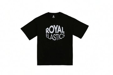 A11 ROYAL 寬版圓領 Logo Tee 黑色
