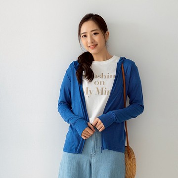 水潤白抗UV保濕防曬外套-海湛藍 UV外套 涼感 遮陽外套