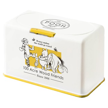 收納王妃 迪士尼口罩收納盒 維尼家族 2個  白色  1組