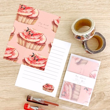 無花果塔迷你信紙組