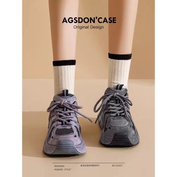 奧古獅登老爹鞋女2025新款秋季顯腳小軟底輕便大碼腳胖爆款運動鞋