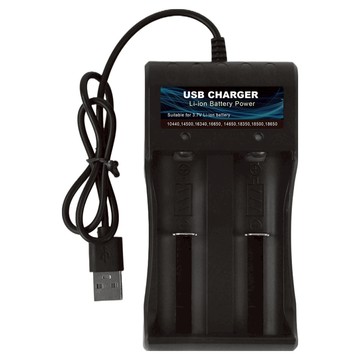 Kinyo 雙槽USB鋰電池充電器 CQ-452  1個