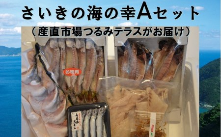 さいきの海の幸Aセット (6種) 鯵 カマス ブリカマ うるめいわし ちりめん 魚 干物 海産物 加工食品 セット 詰め合わせ 大分県 佐伯市