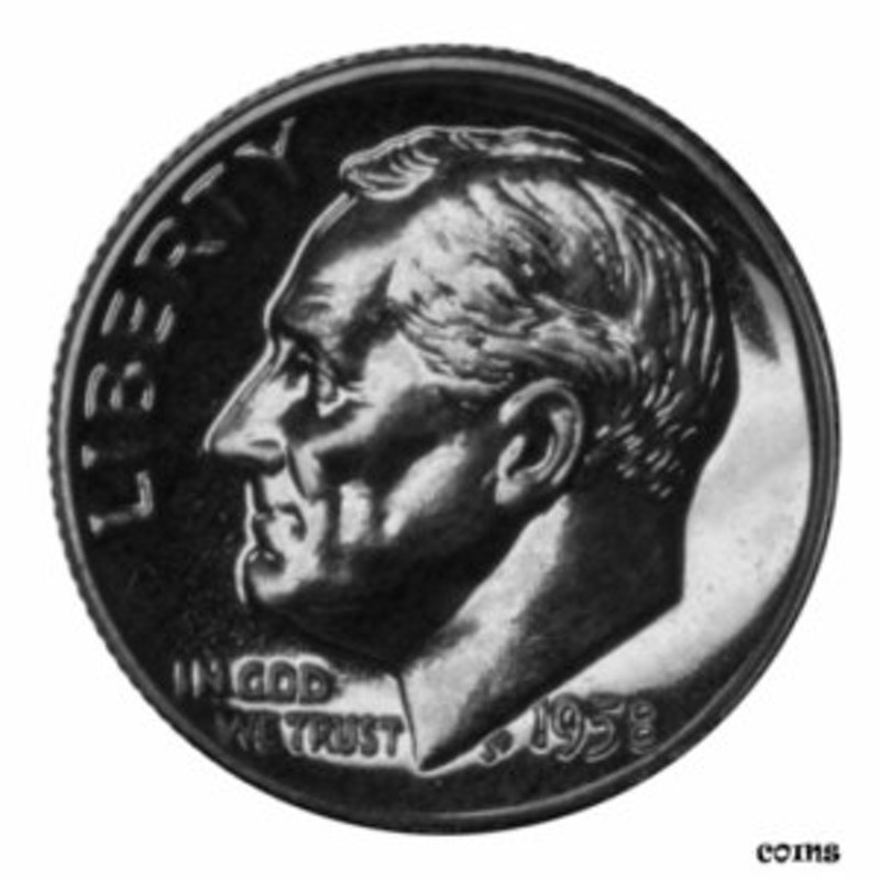 アンティークコイン コイン 金貨 銀貨 Roosevelt Dime Proof 90