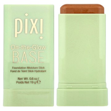 Pixi Beauty, On-the-Glow 底妝，有色保濕粉底棒，摩卡咖啡色，0.6 盎司（19 克）
