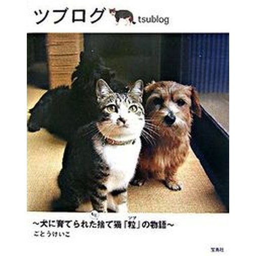 ツブログ 犬に育てられたもと捨て猫「粒」の物語   宝島社 ごとうけいこ（単行本（ソフトカバー）） 中古