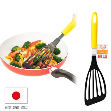 日本下村工業 Shimomura - 日本製耐熱不沾鍋專用斜煎鏟 (黃) FVS-205