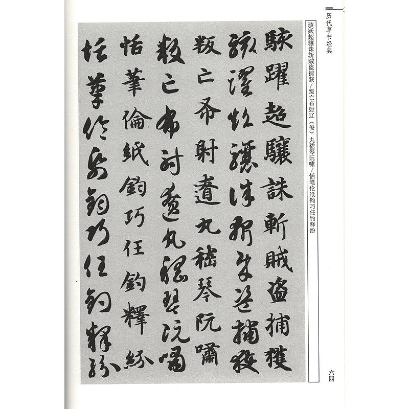 歴代草書経典　中華歴代伝世書法経典　中国語書道 #21382;代草#20070;#32463;典　中#21326;#21382;代#20256;世#20070;法