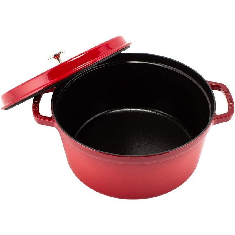 ストウブ Staub ピコ・ココット ラウンド 28cm チェリーレッド 1102806