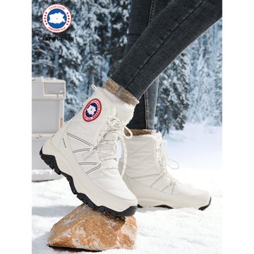 東北時尚雪地靴女冬季加絨加厚男抗寒哈爾濱零下40度全防水防滑鞋