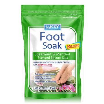 Lucky Super Soft 薄荷足浴鎂鹽454g