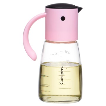 Cuisipro. 自動開闔油醋瓶 粉色  1個  350ml