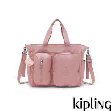 Kipling 淺霧粉多袋收納兩用母嬰托特包-BABYGEAR