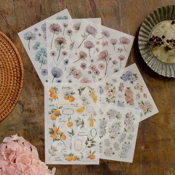 花色集 - 候春 - 轉印貼紙