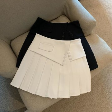 Jade Closet直營店推薦~高級感純欲風辣妹高腰百褶半身短裙女春秋