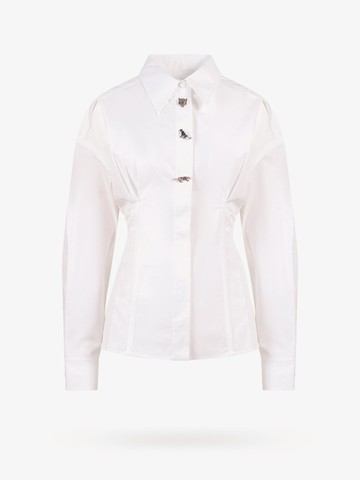 Cotton shirt with iconic frontal patches - K KRIZIA - gender_Woman