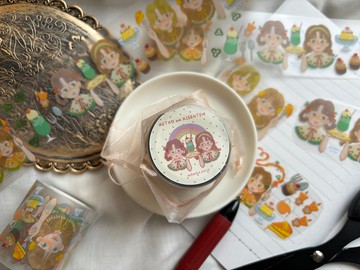 PET膠帶 復古喫茶店 45mm×5m