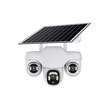 監控王 vts31-4g 可插4g/5g-sim卡連網太陽能板type-c供電雙用帶夜視燈三鏡頭畫面