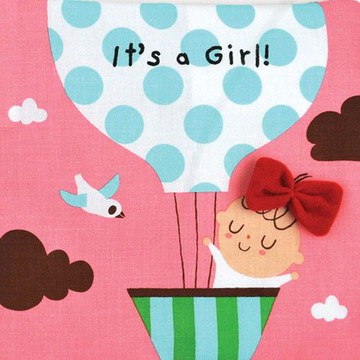 【K’s Kids 奇智奇思】Its a Boy! 女孩床圍書-SB00272