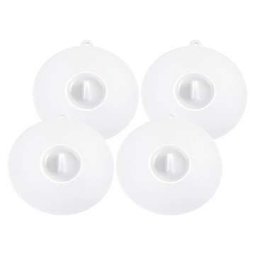 小麥購物 G111矽膠杯蓋 24g  透明  12.5cm  4個