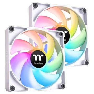 thermaltake 曜越 CT120 ARGB正轉模組化線材設計  CL-F153-PL12SW-A  白色  2個