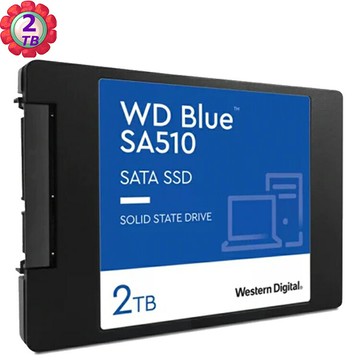 【CUBE卡最高10%回饋】WD BLUE 2TB SA510 SATA 2.5" SSD WDS200T3B0A 公司貨