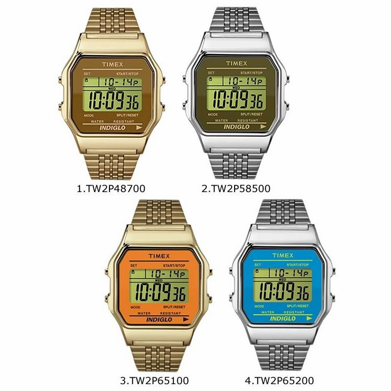 TIMEX タイメックス CLASSIC DIGITAL クラシックデジタル メタルバンド