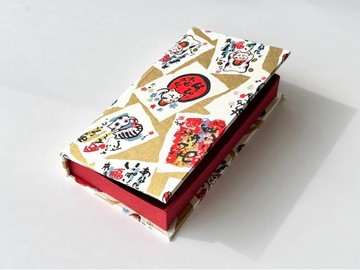 點綴居家空間的藝術品【和紙飾品盒】幸福貓 書本造型貼箱 日式風格 擺設收納盒 磁吸式